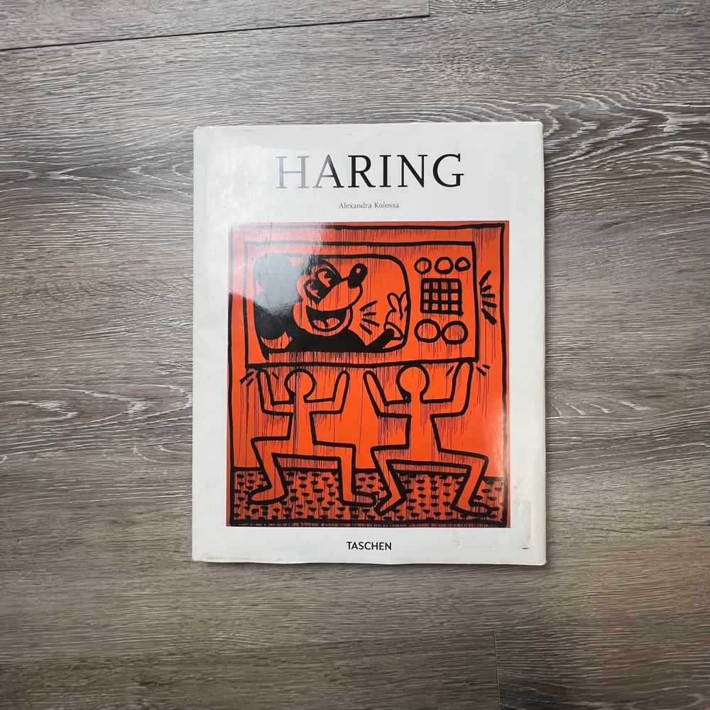 Taschen Keith Haring Art Book Alexandra Kolossa Hardcover White Pop Art 96 Pages